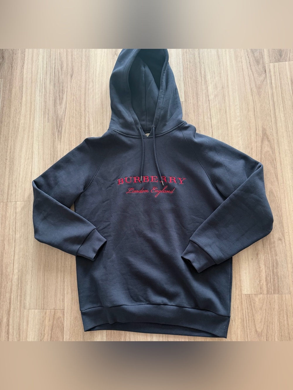 BURBERRY MEN'S KRAYFORD EMBROIDERED LOGO HOODIE